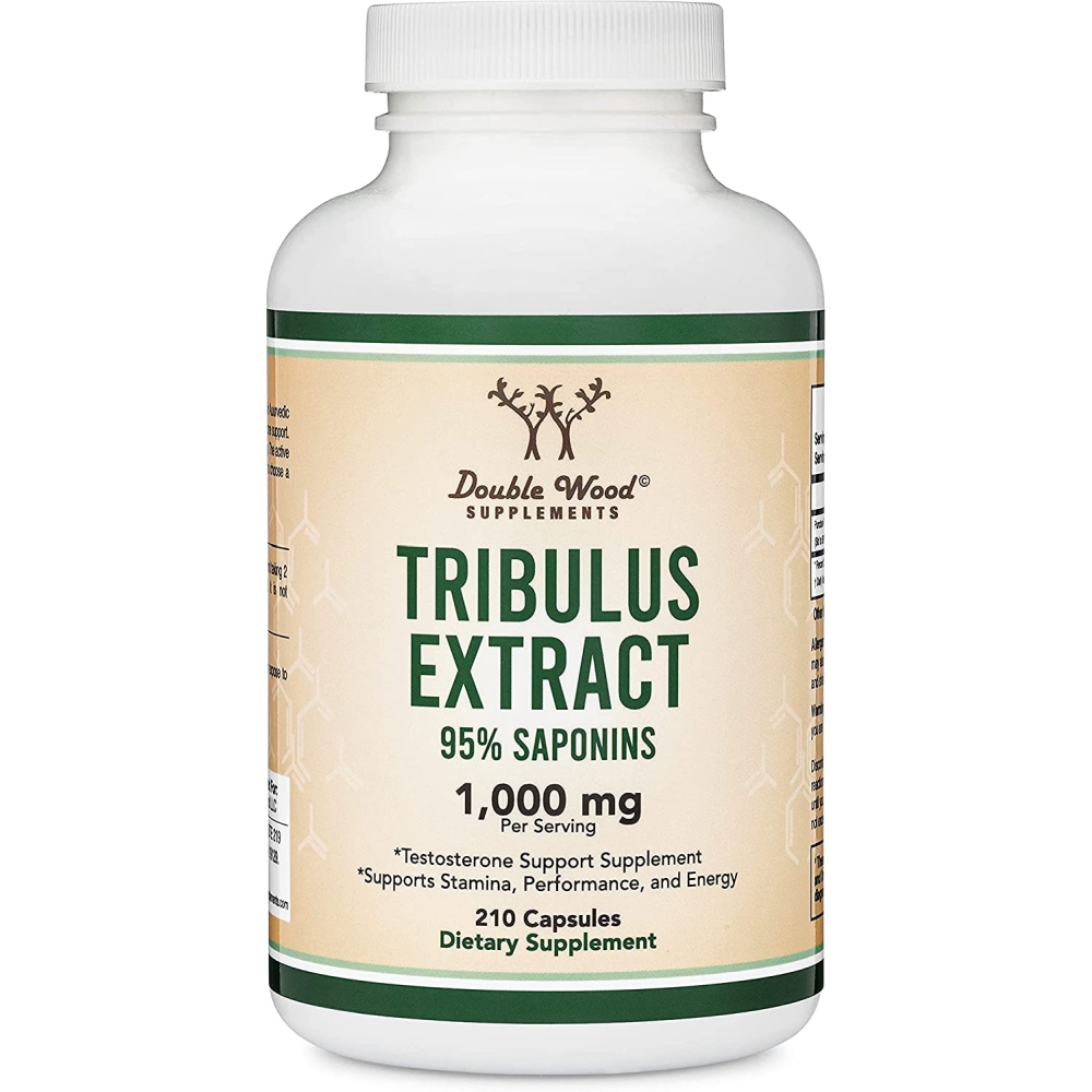 Трибулус (бабини зъби) екстракт 500 mg х 210 капсули Double Wood