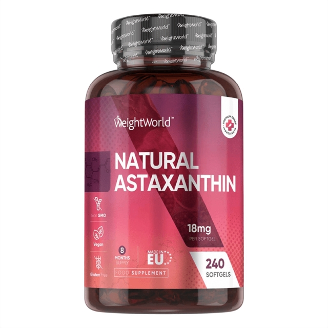 Астаксантин 18 mg х 240 софтгел капсули WeightWorld
