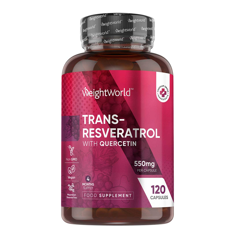 Транс-ресвератрол + кверцетин x 120 капсули WeightWorld