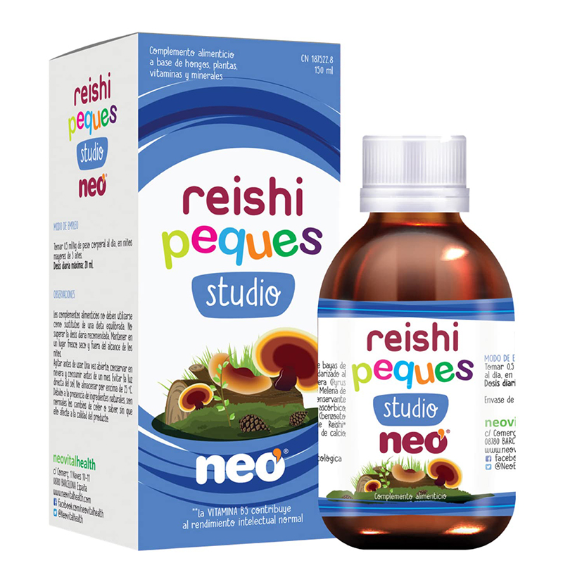 Сироп за деца с лъвска грива, рейши, ацерола и витамин С, В5 x 150 ml Neovital Health