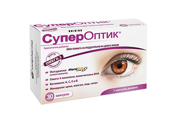 СуперОптик за добро зрение 30 капсули