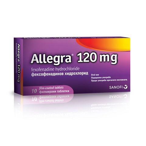 АЛЕГРА 120 мг х 10 филмирани таблетки
