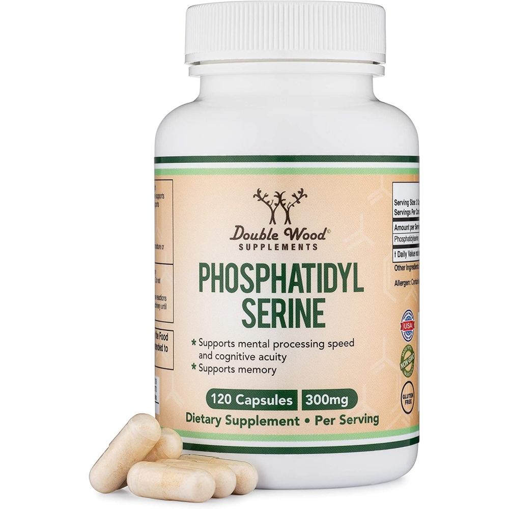 Фосфатидил Серин 300 mg х 120 капсули Double Wood