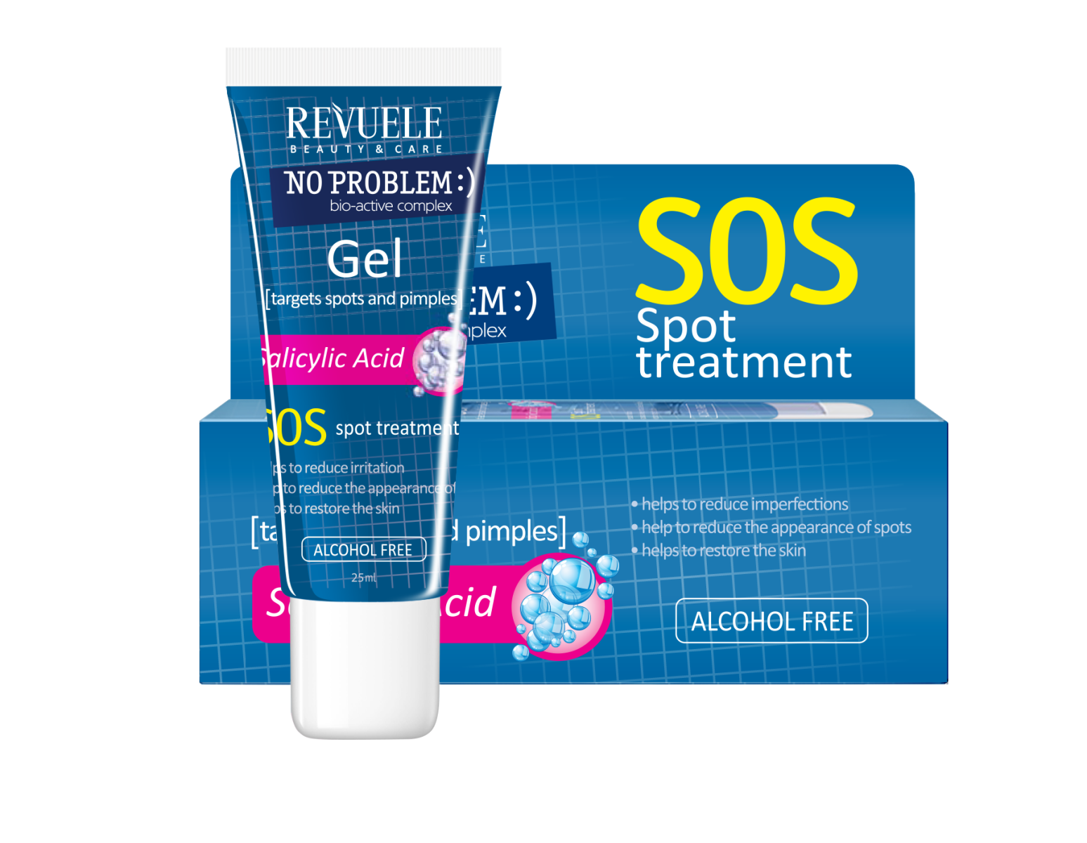 Revuel No Problem S.O.S Spot Treatment Gel with Salicylic Acid 25 ml