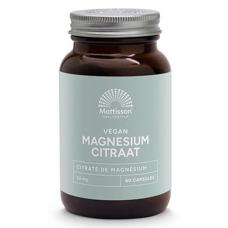 Магнезий (цитрат) x 60 капсули Mattisson Healthstyle