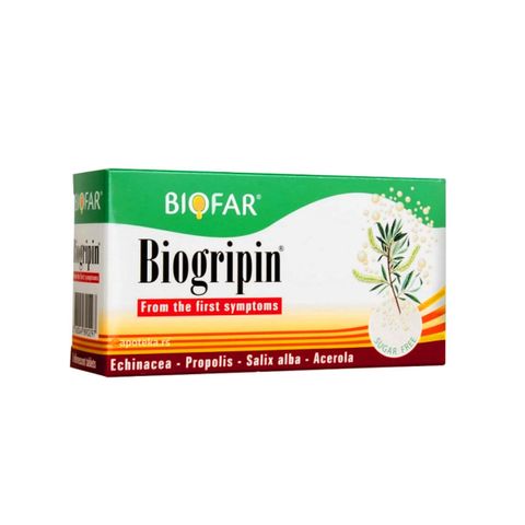Биогрипин х8 ефервесцентни таблетки Biofar