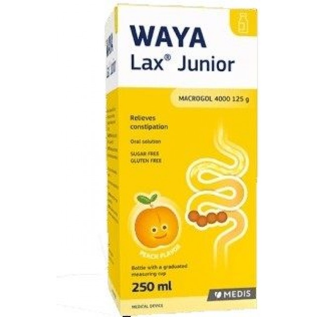 Waya Lax Junior Перорален разтвор при запек х250 мл Medis