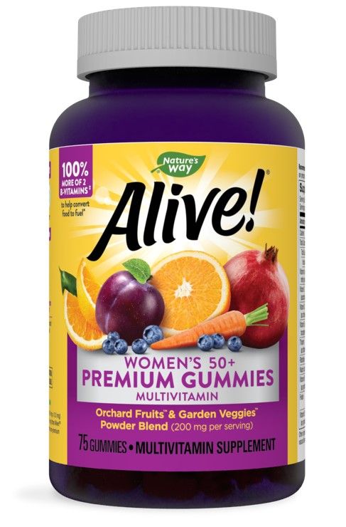 Nature's Way Alive Women's 50+ Алайв мултивитамини за жени 50+ 75 желирани таблетки