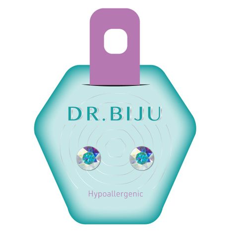 Dr.Biju Хипоалергенни обеци Xirius Aurora Boreale 7.1 мм,
