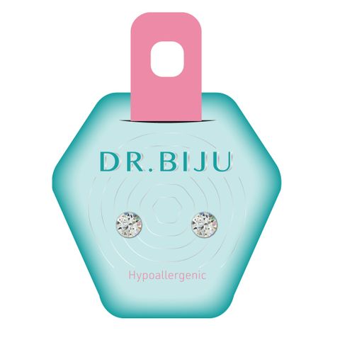 Dr.Biju Хипоалергенни обеци Xirius Crystal 5.3 мм,