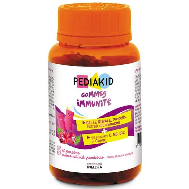 Педиакид дъвчащи мечета за имунитет 60 бр Pediakid Gommes Immunite