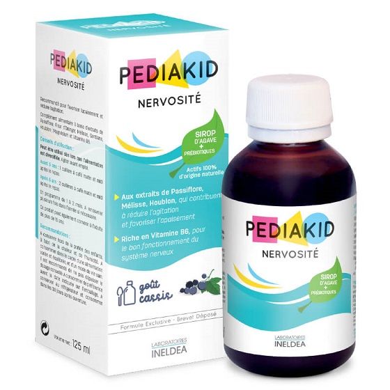 Педиакид сироп при нервност 125мл. Pediakid Nervosite