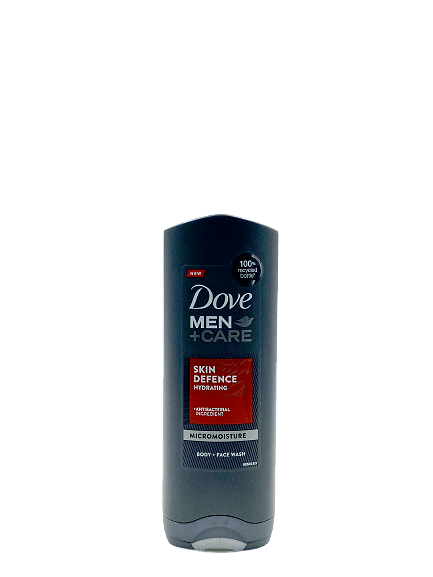 DOVE MEN+CARE Skin Defence Душ-гел за лице и тяло за мъже, 250мл.