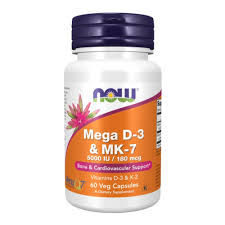 Mega vitamin D-3 & K2 - 60 vcaps 0384