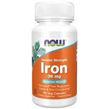 Iron 36 mg Ferrochel ( желязо ) - 90 веган капсули 1444