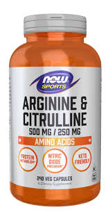 Arginine 500 mg & Citrulline 250 mg - 240 vcapsules 0038