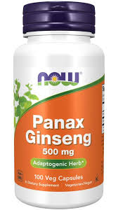 Panax Ginseng (Жен-Шен) 500 мг - 100 Капсули 4012