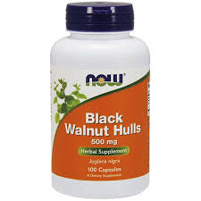 Black Wallnut Hulls (Люспи от Черен Орех) 500 мг - 100 Капсули 4606