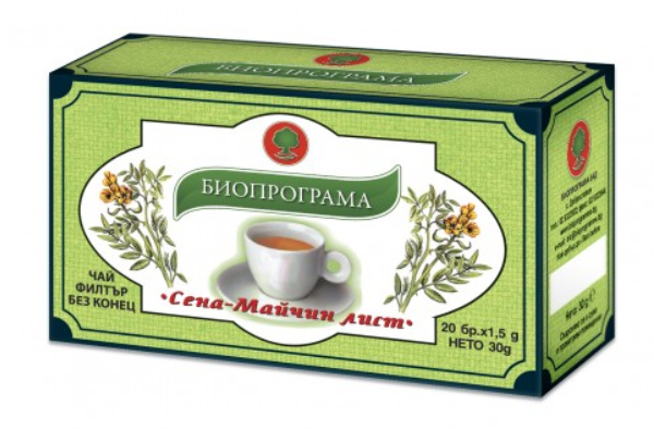 Чай Сена – Майчин Лист филтър 20 броя Биопрограма