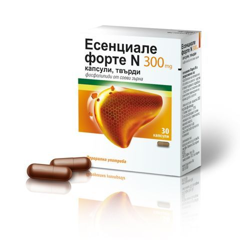 Есенциале форте N 300 мг капсули 30 броя Essentiale