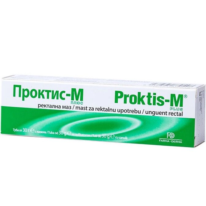 Проктис-М Ректална маз 30 гр Naturpharma Натурфарма