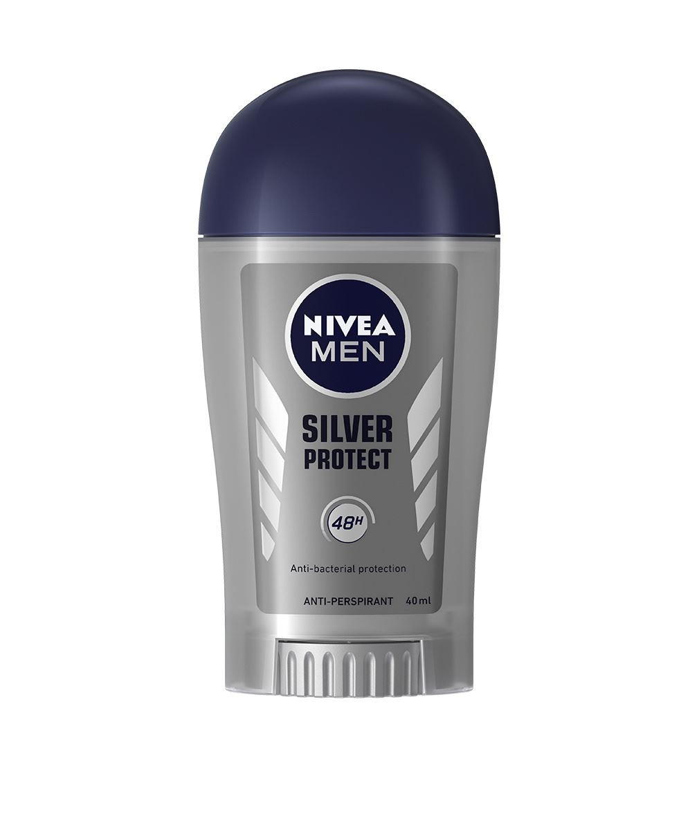 НИВЕА МЕН СИЛВЪР ПРОТЕКТ ДЕЗОДОРАНТ СТИК 50МЛ | NIVEA MEN SILVER PROTECT ANTI-PERSPIRANT STICK 50ML