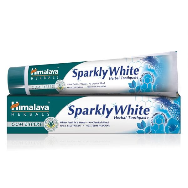 Паста за зъби, Sparkly White, Himalaya Herbals 75 мл.