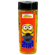 Детски шампоан и душ гел Minions 2 in 1, 210 мл
