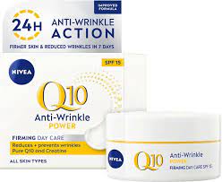 Nivea Q10 Plus Anti-Wrinkle Day Cream Spf15, 50ml Нивеа крем бръчки 