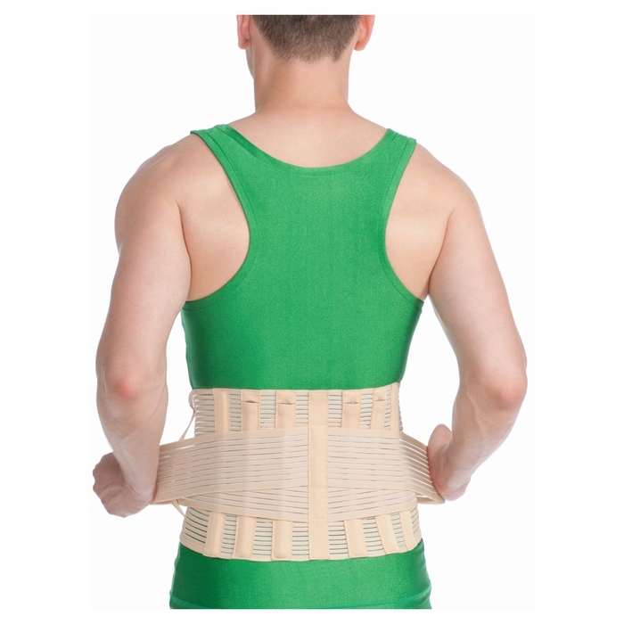  SWISS ниска наличност MEDTEXTILE Корсет Сакро-Лумбален 6 Ребра Еластичен,24 См. 3046, медицински текстил, XL-XXL