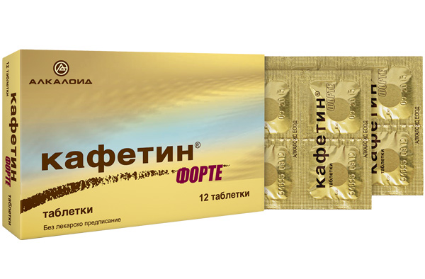 Кафетин Форте при болка х12 таблетки Alkaloid