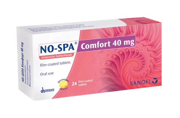 Но-шпа Комфорт 40 mg 2x12 таблетки Sanofi No-spa
