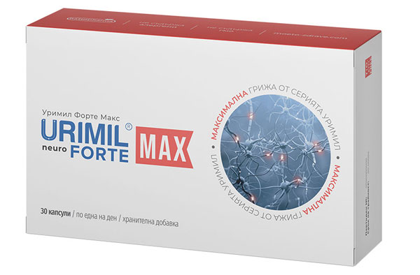 Urimil Forte Max За периферната нервна система х30 капсули Naturpharma
