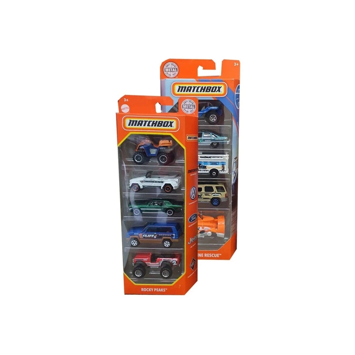 MATCHBOX Основен асортимент 1:64, количка, 5бр.