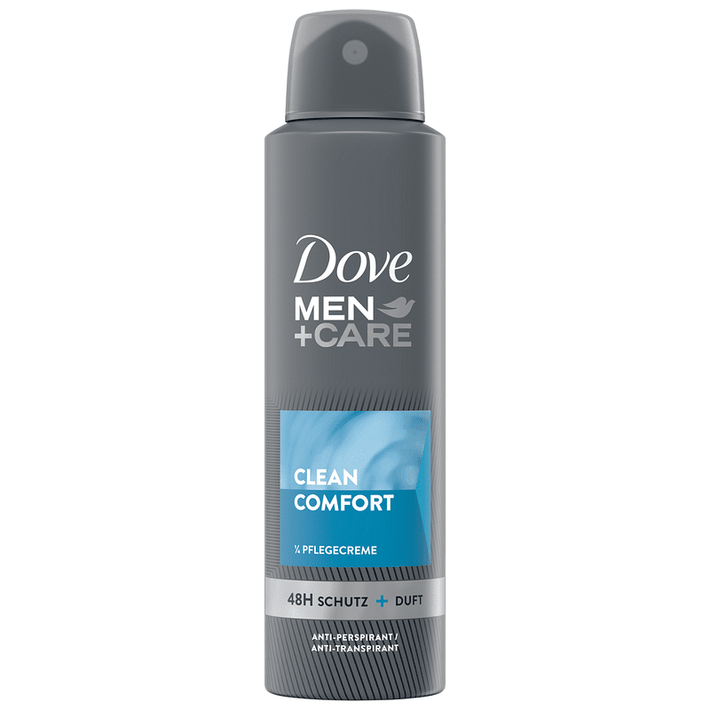 Дезодорант спрей за мъже Dove Clean Comfort, 150 мл anti perspirant