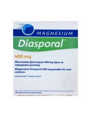 Magnesium Diasporal Магнезий Диаспорал 400 мг 20 сашета Protina