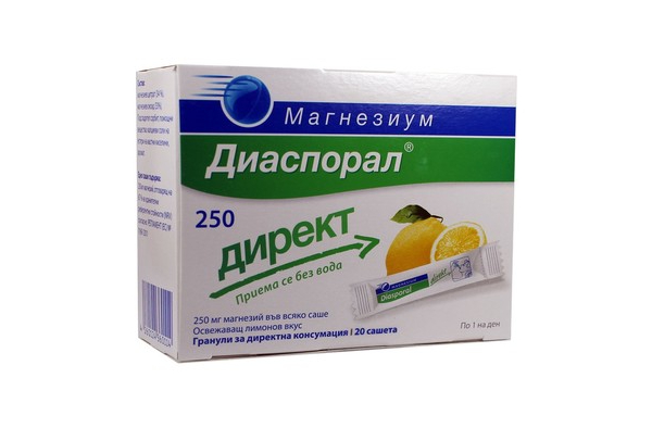 Магнезиум Диаспорал Директ 250мг х20 сашета