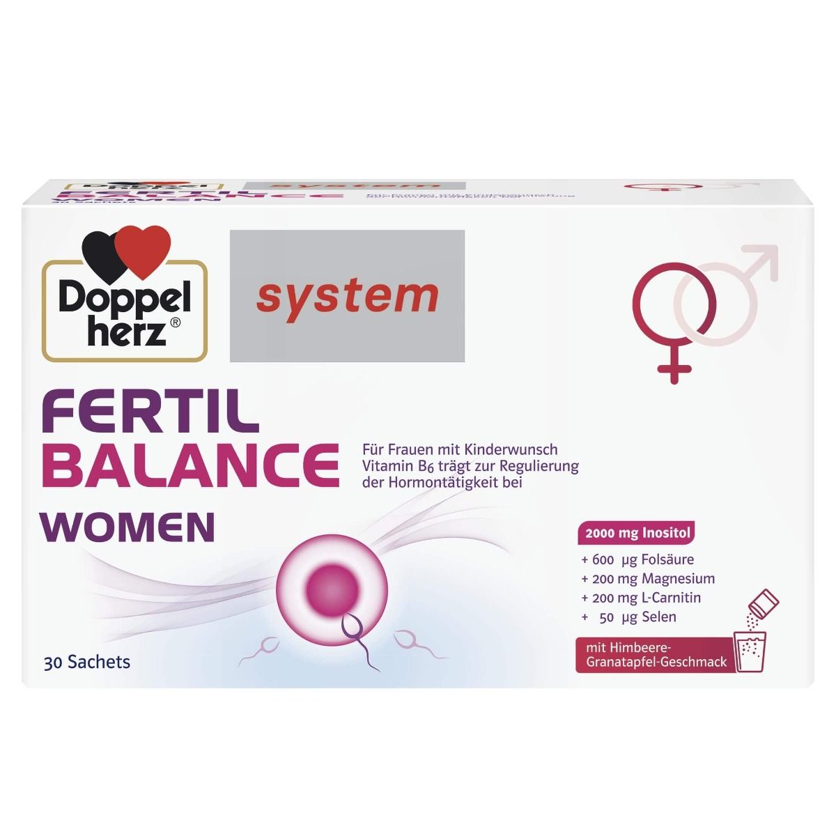 Doppelherz System Фертил Баланс за жени 30 сашета