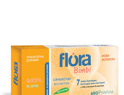 AboPharma Flora Bimbi 7 Синбиотик за деца за поддържане на чревния баланс 6 флакона