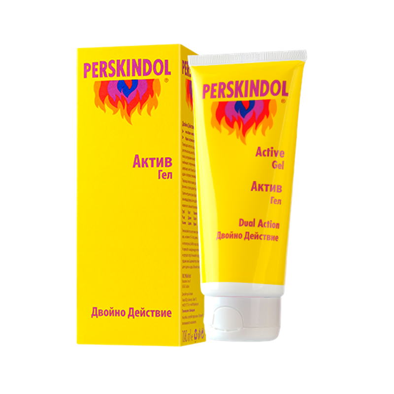 Perskindol Active Gel със загряващ ефект травми х100 мл перскиндол