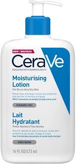 CeraVe Хидратиращ лосион за лице и тяло за суха и много суха кожа х473 мл