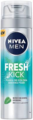 NIVEA MEN FRESH KICK ГЕЛ ЗА БРЪСНЕНЕ 200мл.