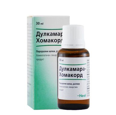 Heel Дулкамара-Хомакорд При тонзиларна хипертрофия Перорални капки, разтвор 30 мл
